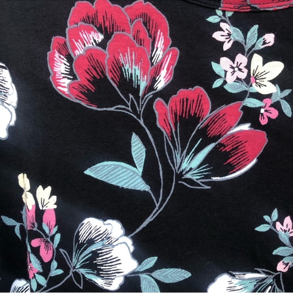 Terra & Sky floral long sleeve top 2X - Picture 5 of 6